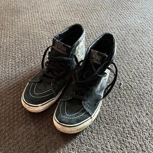 Mens Size 7 Vans Iron Maiden Piece of Mind High Top Sneakers!